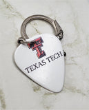 Texas Tech Guitar Pick Key Chain
