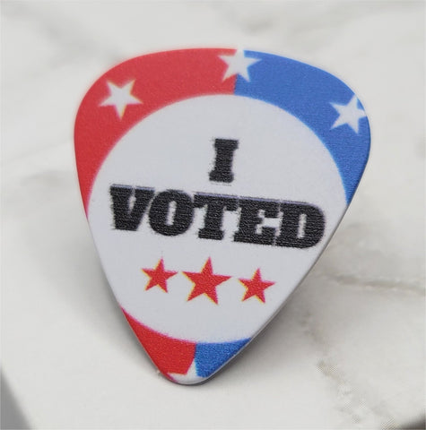 I Voted Guitar Pick Pin or Tie Tack