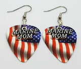 CLEARANCE Marine Mom Charms Guitar Pick Earrings - Pick Your Color