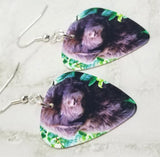 Newfoundland Puppy Guitar Pick Earrings