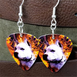 Pit Bull Guitar Pick Earrings