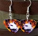 Pit Bull Guitar Pick Earrings