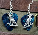 CLEARANCE Tyrannosaurus Rex Charm Guitar Pick Earrings - Pick Your Color
