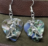CLEARANCE Tyrannosaurus Rex Charm Guitar Pick Earrings - Pick Your Color