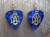 Angel Charms Guitar Pick Earrings - Pick Your Color