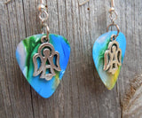 Angel Charms Guitar Pick Earrings - Pick Your Color
