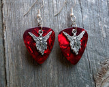 CLEARANCE Angel Charm Guitar Pick Earrings - Pick Your Color