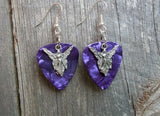 CLEARANCE Angel Charm Guitar Pick Earrings - Pick Your Color