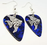 CLEARANCE Angelfish Charm Guitar Pick Earrings - Pick Your Color