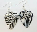 CLEARANCE Angelfish Charm Guitar Pick Earrings - Pick Your Color