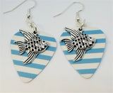 CLEARANCE Angelfish Charm Guitar Pick Earrings - Pick Your Color