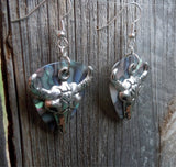Large Animal Skull Guitar Pick Earrings - Pick Your Color