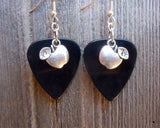 Apple Charm Guitar Pick Earrings - Pick Your Color