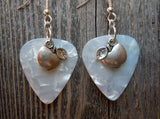 Apple Charm Guitar Pick Earrings - Pick Your Color