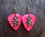 Dancing Bear Guitar Pick Earrings - Pick Your Color