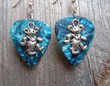Dancing Bear Guitar Pick Earrings - Pick Your Color