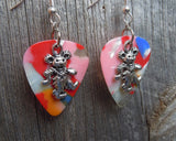 Dancing Bear Guitar Pick Earrings - Pick Your Color
