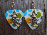 Dancing Bear Guitar Pick Earrings - Pick Your Color