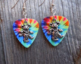 Dancing Bear Guitar Pick Earrings - Pick Your Color