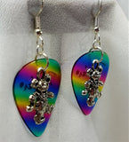 Dancing Bear Guitar Pick Earrings - Pick Your Color