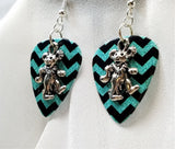 Dancing Bear Guitar Pick Earrings - Pick Your Color