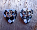 CLEARANCE Bible Charm Guitar Pick Earrings - Pick Your Color