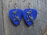 CLEARANCE Bird Charm Guitar Pick Earrings - Pick Your Color