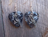 CLEARANCE Bird Charm Guitar Pick Earrings - Pick Your Color