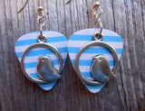 CLEARANCE Chubby Bird Charm Guitar Pick Earrings - Pick Your Color