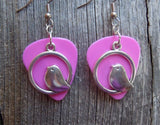 CLEARANCE Chubby Bird Charm Guitar Pick Earrings - Pick Your Color