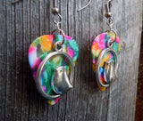 CLEARANCE Chubby Bird Charm Guitar Pick Earrings - Pick Your Color