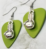 CLEARANCE Boxing Gloves Charm Guitar Pick Earrings - Pick Your Color
