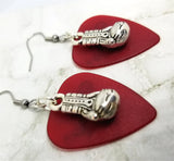 CLEARANCE Boxing Gloves Charm Guitar Pick Earrings - Pick Your Color