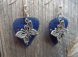 Fancy Butterfly Charm Guitar Pick Earrings - Pick Your Color