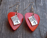 CLEARANCE Royal Flush Poker Hand Charm Guitar Pick Earrings - Pick Your Color