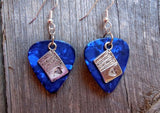 CLEARANCE Royal Flush Poker Hand Charm Guitar Pick Earrings - Pick Your Color