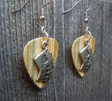 CLEARANCE Royal Flush Card Hand Charm Guitar Pick Earrings - Pick Your Color