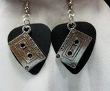 Cassette Tape Charm Guitar Pick Earrings - Pick Your Color