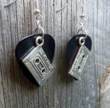 Cassette Tape Charm Guitar Pick Earrings - Pick Your Color