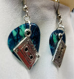 CLEARANCE Cassette Tape Charm Guitar Pick Earrings - Pick Your Color