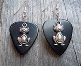 CLEARANCE Cat Charm Guitar Pick Earrings - Pick Your Color