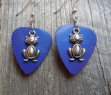 CLEARANCE Cat Charm Guitar Pick Earrings - Pick Your Color