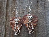 CLEARANCE Elegant Cat Charm Guitar Pick Earrings - Pick Your Color