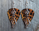CLEARANCE Elegant Cat Charm Guitar Pick Earrings - Pick Your Color