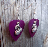Cherry Charm Guitar Pick Earrings - Pick Your Color
