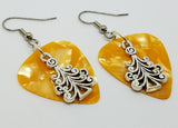 CLEARANCE Christmas Tree Charm Guitar Pick Earrings - Pick Your Color