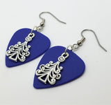 CLEARANCE Christmas Tree Charm Guitar Pick Earrings - Pick Your Color