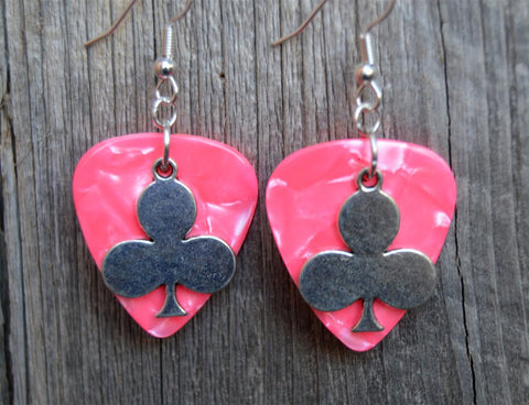 CLEARANCE Club Charm Guitar Pick Earrings - Pick Your Color
