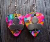 CLEARANCE Club Charm Guitar Pick Earrings - Pick Your Color