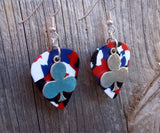 CLEARANCE Club Charm Guitar Pick Earrings - Pick Your Color